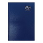 NXP 2024 Hardcover Diary A5 Day To Page Navy