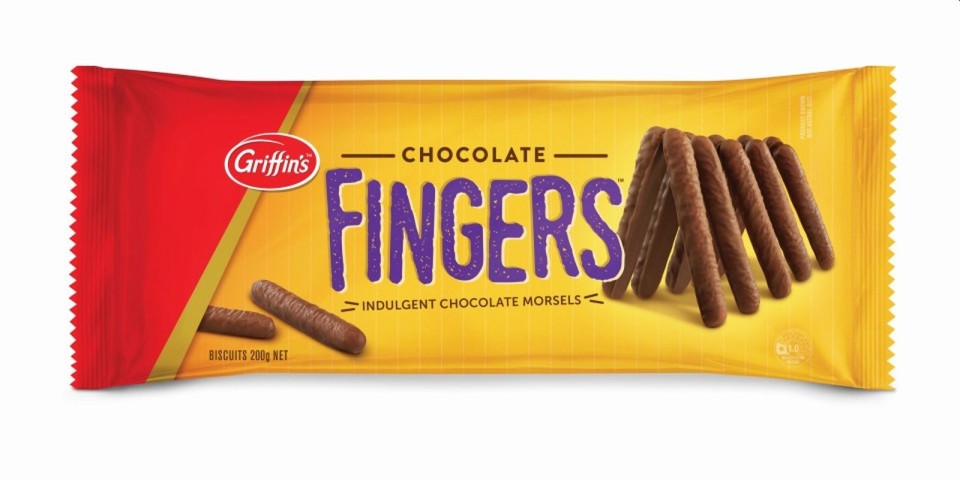Griffins Biscuits Chocolate Fingers 180g