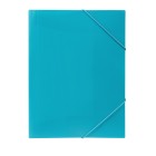 Marbig Document Wallet Polypropylene Elastic Closure A4 Blue image