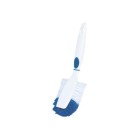 Oates Soft Grip Angled Scrubbing Brush White and Blue EOB40006 image