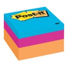 Post-It Notes Mini Cube 2051 Neon 48X48mm 400 Sheets image