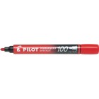 Pilot Permanent Marker Bullet Tip Red image