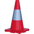 Paramount Safety Tc450R Traffic Road Cone Reflective Tapehigh Visibility Orange 450mm Each image