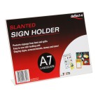 Deflecto Sign/Menu Holder Slanted Landscape A7 image