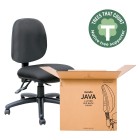 Mondo Java 3 Lever Mid Back Chair Unassembled Black image