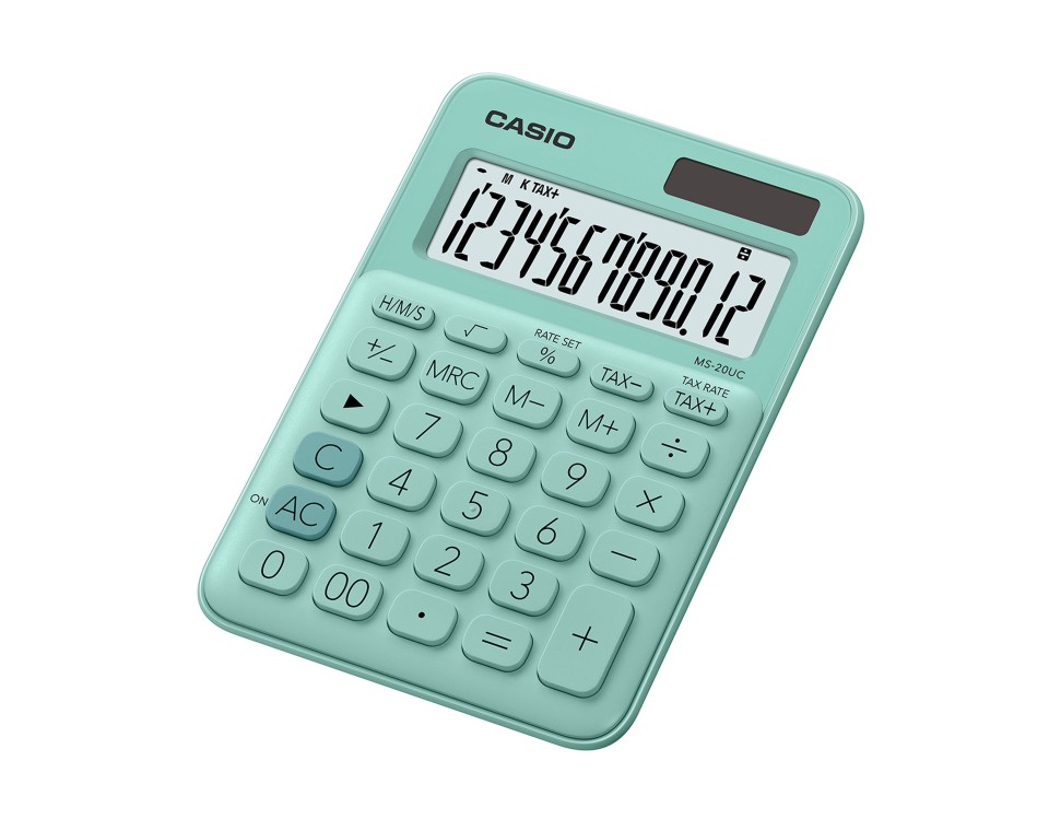 Casio Desktop Calculator MS20UCGN Green