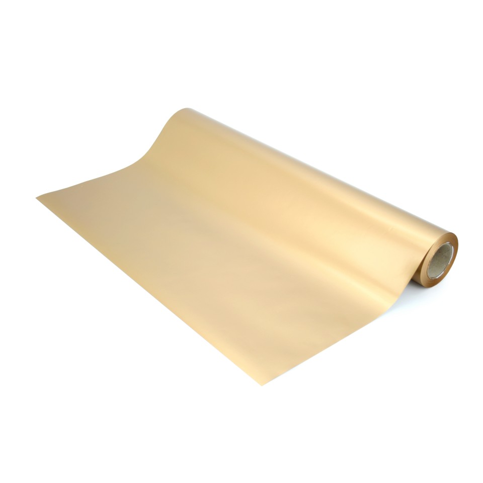 Solid Colour Gift Wrap 60cmx50m (80gsm) - Gold