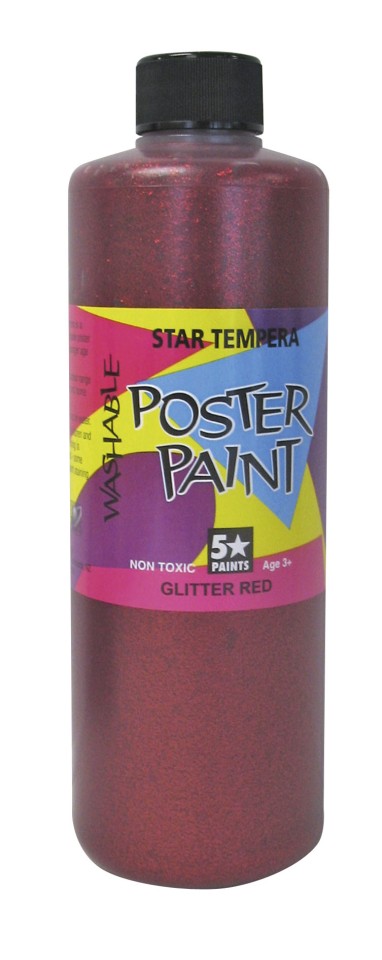 5 Star Tempera Paint Glitter 500ml