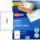 Avery Shipping Labels with Trueblock for Laser Printers 199.6 x 289.1mm 100 Labels (959009 / L7167) image