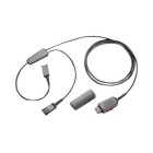 Poly Plantronics Headset Training Y-Connector QD Adapter Cable image