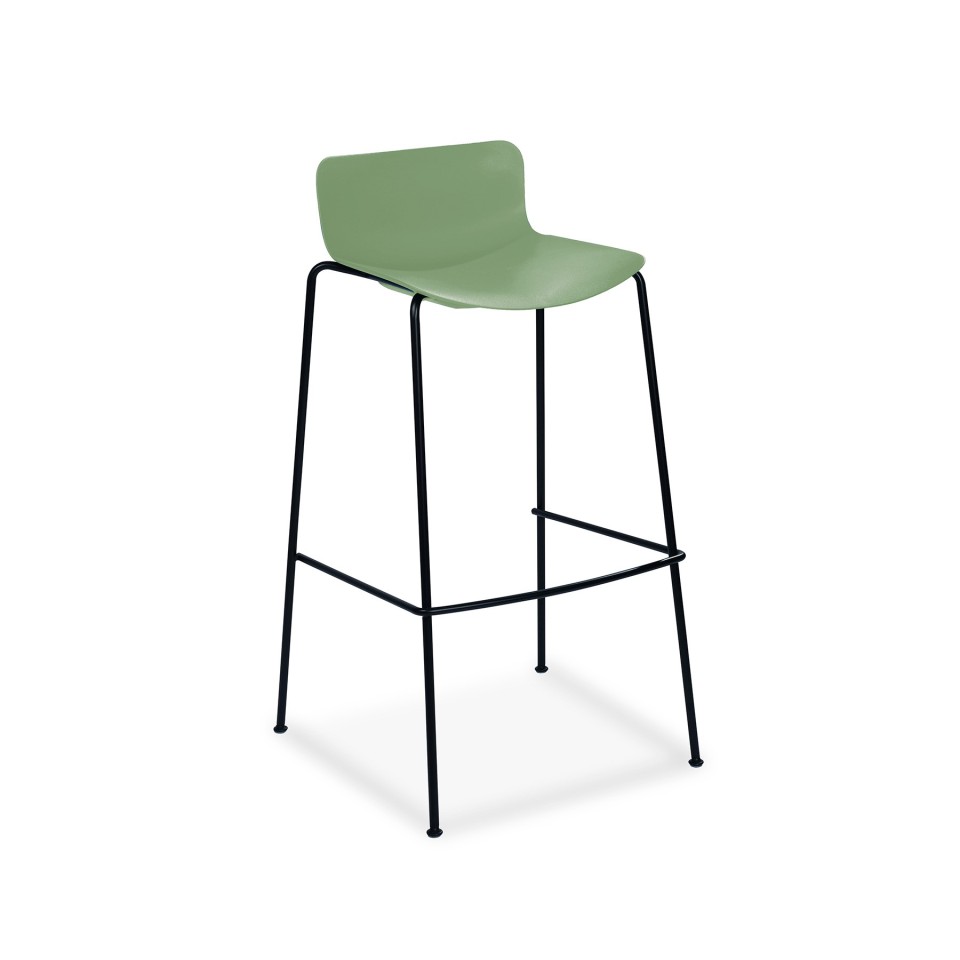 Chair Solutions Aurora Barstool Black 4 Leg 