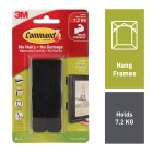 3M Command Picture Hanging Strips Large Black Pack 4 image