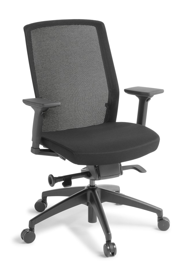 NXPro Chair With Arms Black