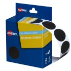 Avery Dot Stickers Dispenser 937250 24mm Diameter Black Pack 500 image