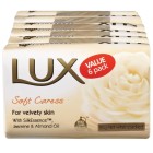 Lux Bar Soft Caress Soap White Pack 6 x 85g 100835146 image