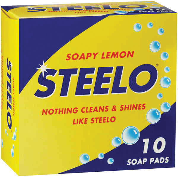 Steelo Soap Pads Soapy Lemon Box 10