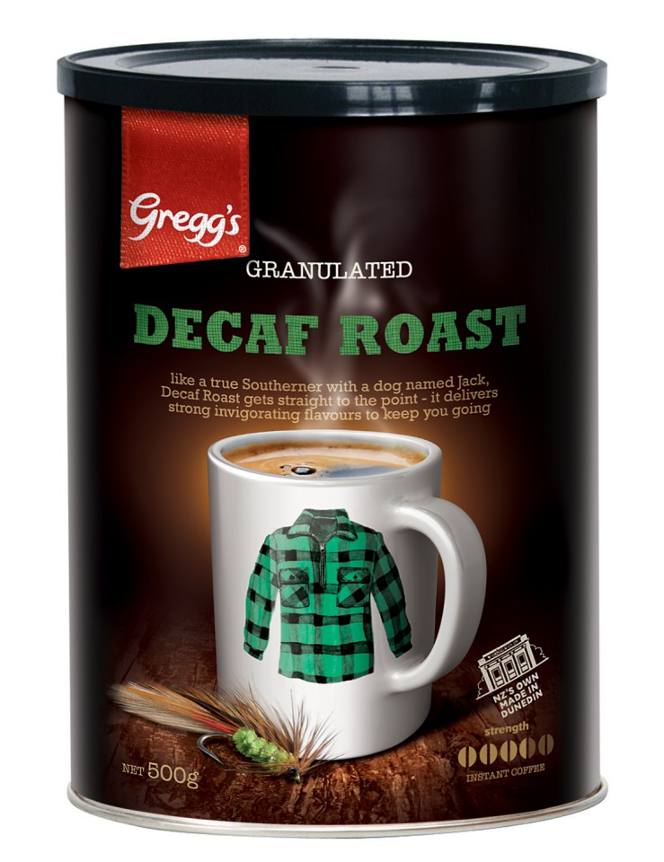 Greggs Instant Coffee Tin Decaf Granulated 500g