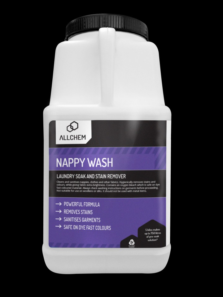 Allchem Nappy Wash Laundry Soak & Stain Remover 5Kg