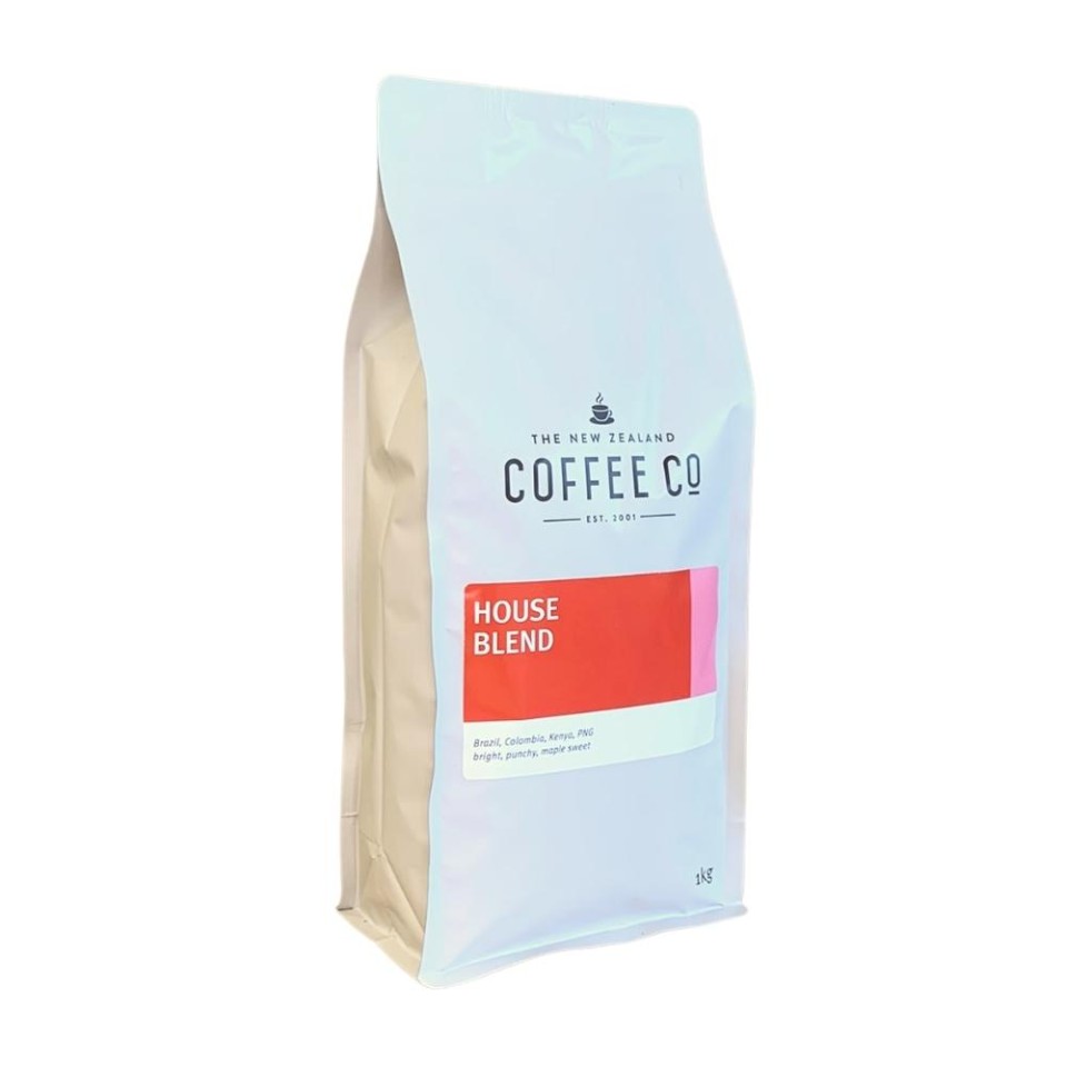 The New Zealand Coffee Co New Zealand House Blend Whole Beans 1kg