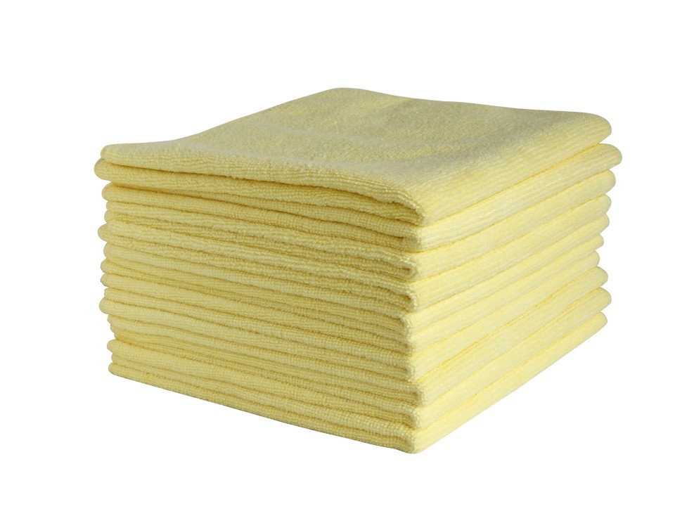 Filta Microfibre Cloth Yellow 40cm x 40cm 30120 Pack of 10