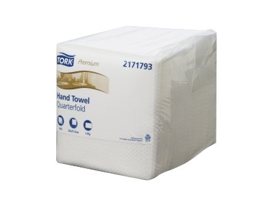 Tork Extra Soft Guest Hand Towel 2171793 31.5cm x 32cm 100 Sheets per Pack Carton of 4