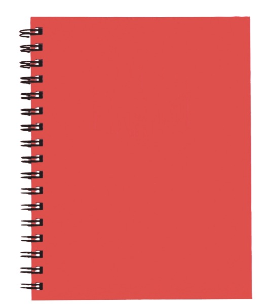 Spirax 511 Spiral Notebook Hard Cover 225 x 175mm 200 Pages Red