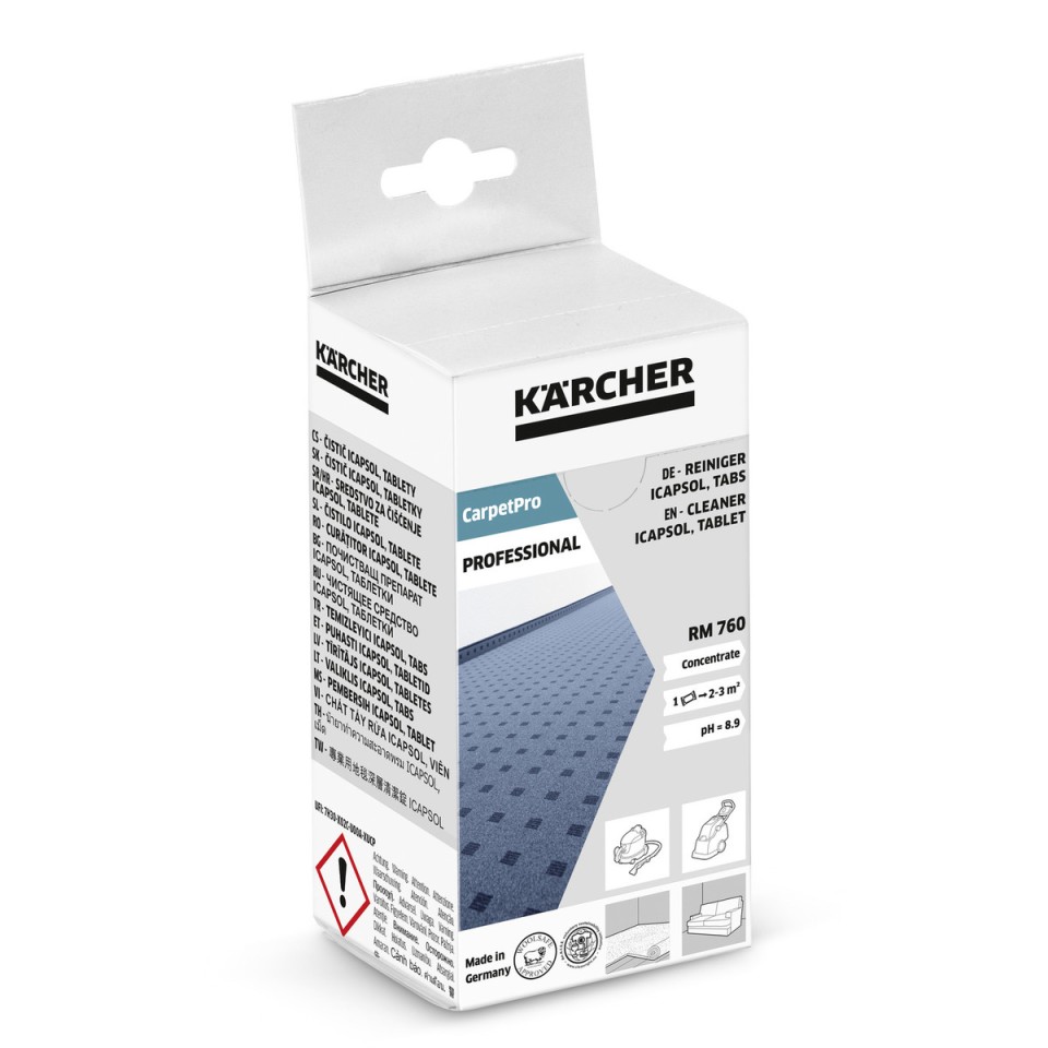 Karcher RM760 Tablets For Carpet Extraction Cleaning Machine Pack Of 16 62960790