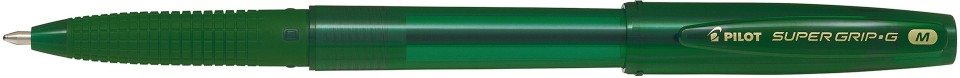 Pilot Super Grip G Ballpoint Pen Stick Capped 1.0mm Green