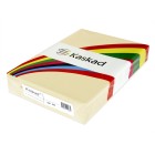 Kaskad Colour Paper A4 225gsm Curlew Cream Pack 100 image