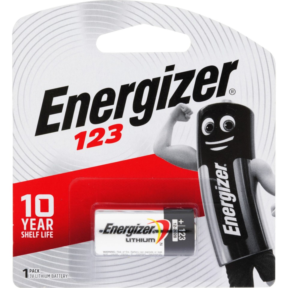 Energizer Lithium 123 Battery 3V Box 6