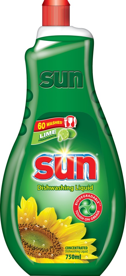 Sun Manual Dishwashing liquid Lime 750ml