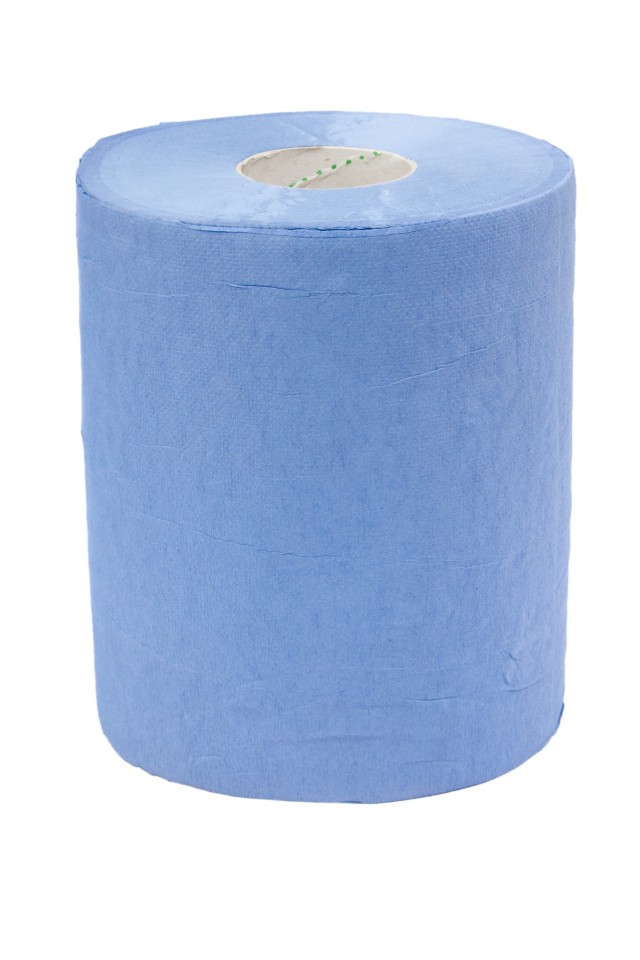 Sorb-X Centrefeed Hand Towel 1 Ply 300 meters per roll Blue Carton 6