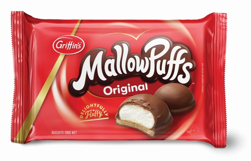 Griffins Chocolate Mallowpuff Biscuits 200g