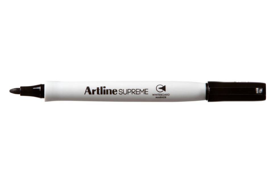 Artline Supreme Whiteboard Marker Fine 1.5mm Black