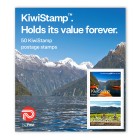 NZ Post KiwiStamp Postage Stamps Self Adhesive Booklet 50 image