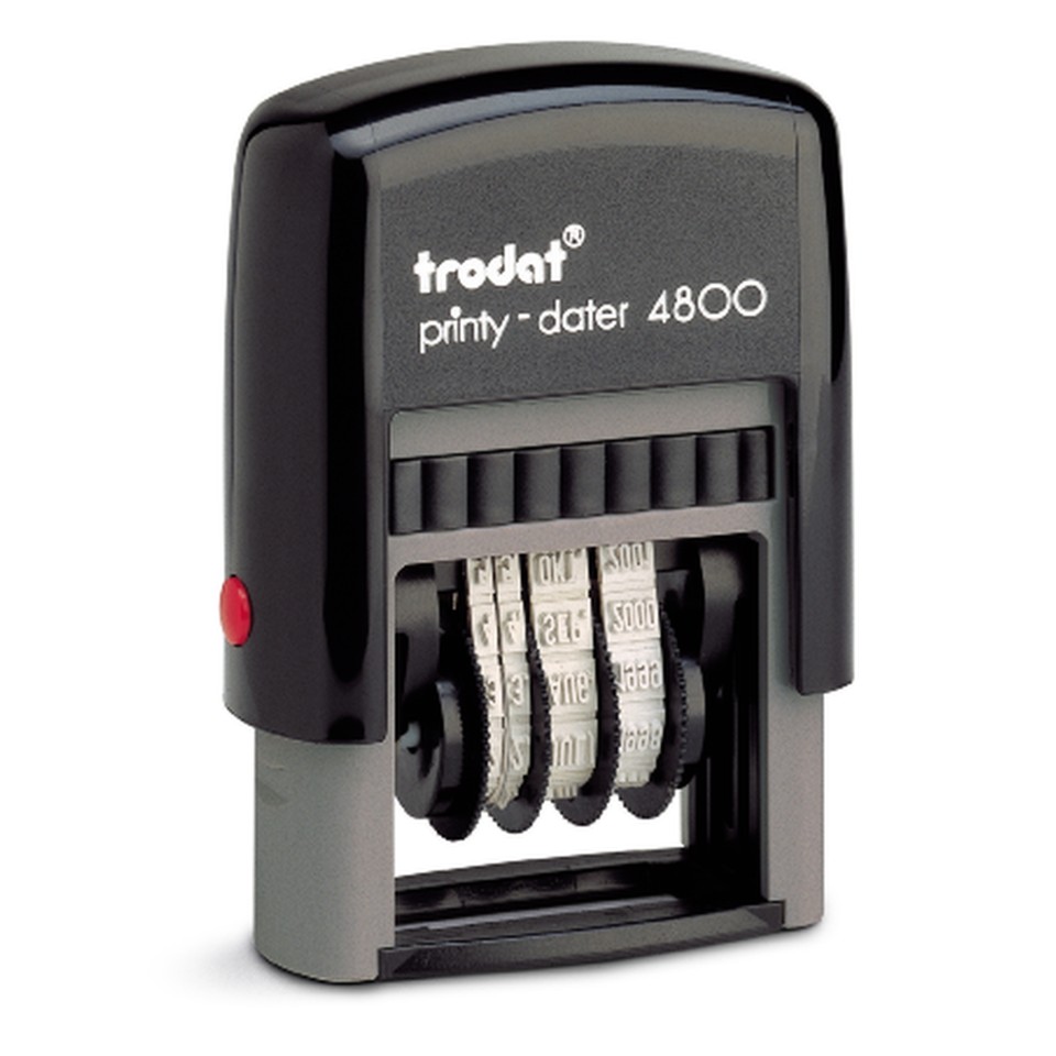 Trodat Printy Dater Stamp Machine 4800 3mm Date size