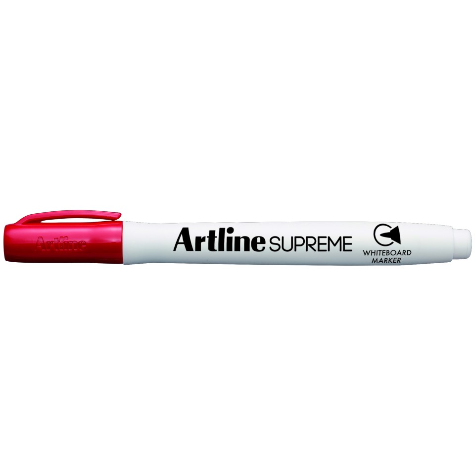 Artline Supreme Whiteboard Marker Bullet Tip 1.0mm Red