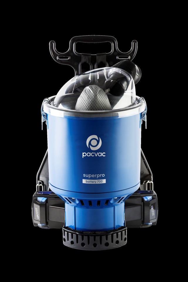 Pacvac Superpro 700 Battery Vacuum Cleaner 18v Blue