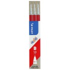 Pilot Frixion Clicker Ballpoint Pen Refill Broad 1.0mm Red Pack 3 image