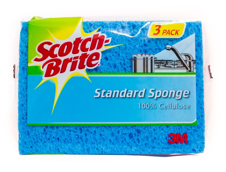 Scotch-Brite Small Standard Sponge Blue Pack of 3 WN300931071