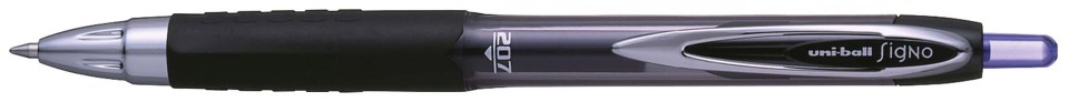 Uni Signo 207 Gel Ink Pen Retractable 0.7mm Blue