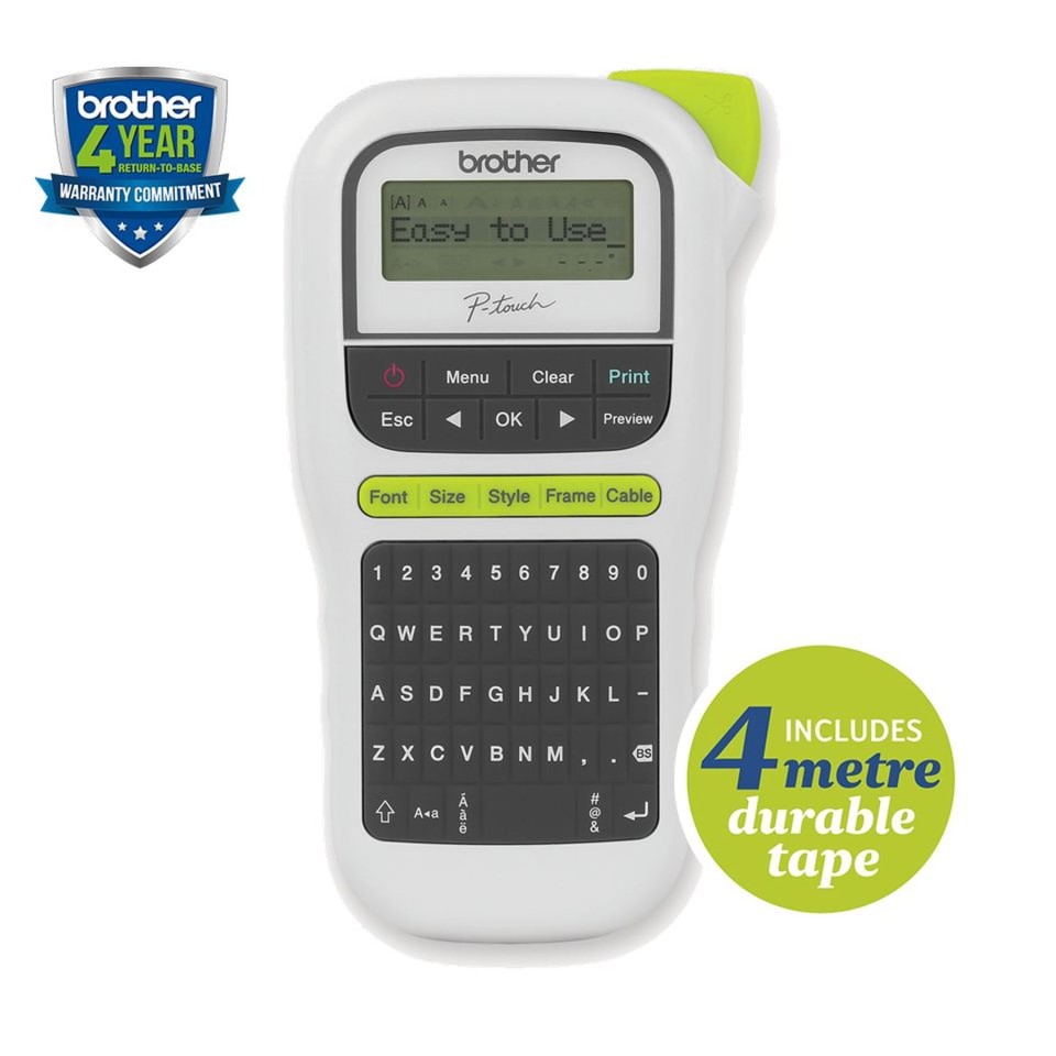 Brother P-Touch Label Maker PTH110 White