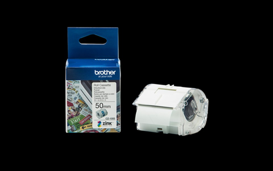 Brother CZ-1005 Continuous Colour Label Roll 50mmx5m
