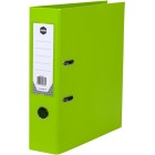 Marbig PE Linen Lever Arch A4 Lime Green image