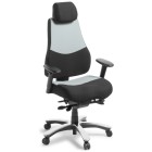 Eden Control Heavy Duty Chair Black/Grey image