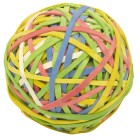 Dixon Rubber Bands Ball 70% Rubber content Assorted Colours Bag 200g image