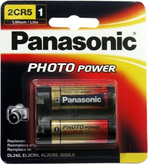 Panasonic Photo Lithium Battery 2CR5
