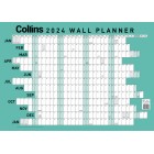 Collins 2024 Wall Planner A2 Green