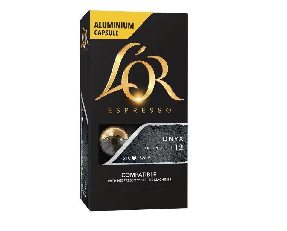 L'OR Espresso Onyx Coffee Capsules Box 10