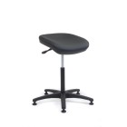 Chair Solutions Perching Stool with Grip-tech Vinyl Black image